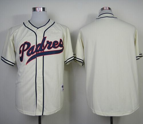 Custom San Diego Padres cream jersey