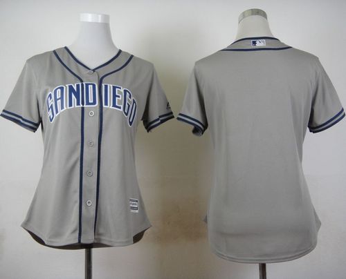 Custom San Diego Padres grey Road jersey