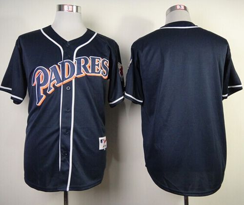 Custom San Diego Padres navy jersey