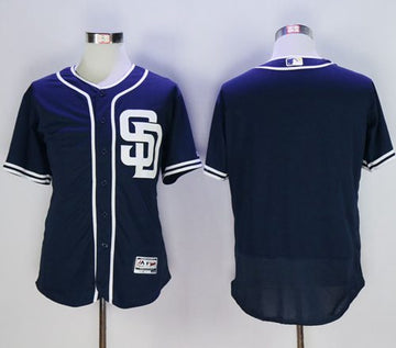 Custom San Diego Padres navy Authentic jersey