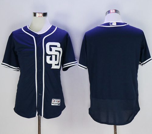 Custom San Diego Padres navy Authentic jersey