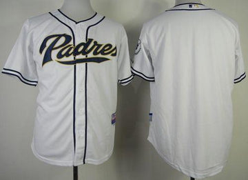 Custom San Diego Padres white jersey