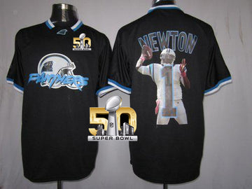 Cam Newton Carolina Panthers black Game jersey