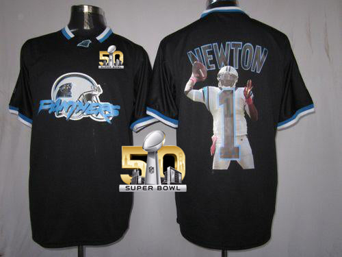 Cam Newton Carolina Panthers black Game jersey