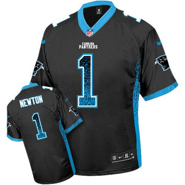 Cam Newton Carolina Panthers black Elite jersey