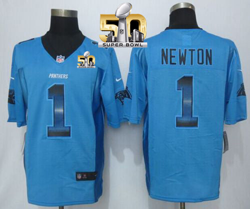 Cam Newton Carolina Panthers blue Alternate jersey