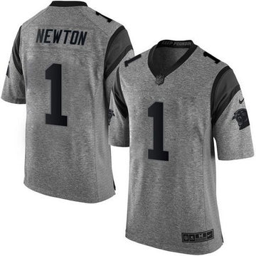 Cam Newton Carolina Panthers gray jersey