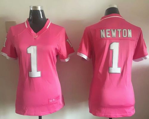 Cam Newton Carolina Panthers pink Elite jersey