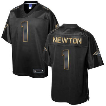 Cam Newton Carolina Panthers black Gold Collection jersey