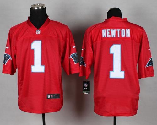 Cam Newton Carolina Panthers red Elite jersey