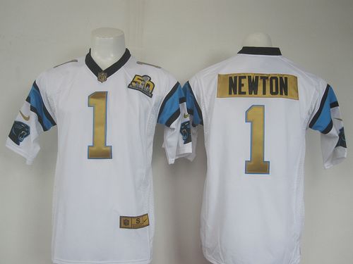 Cam Newton Carolina Panthers white Elite jersey