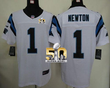 Cam Newton Carolina Panthers white Elite jersey