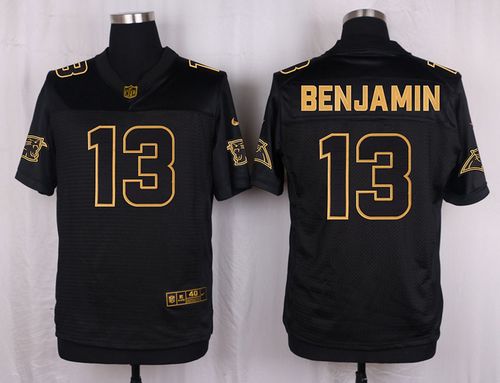 Kelvin Benjamin Carolina Panthers black Gold Collection jersey