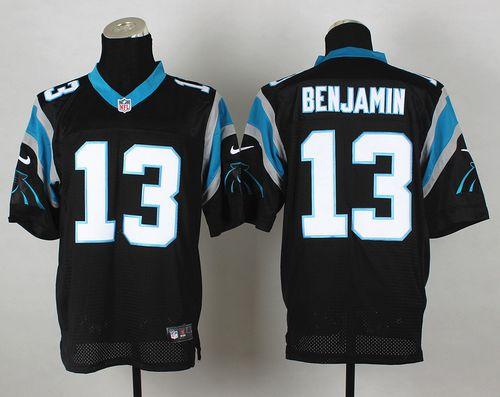 Kelvin Benjamin Carolina Panthers black Elite jersey