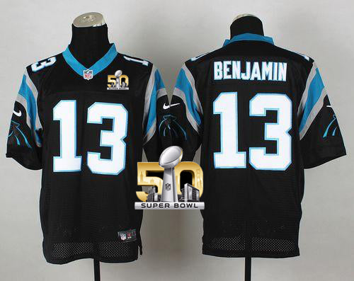 Kelvin Benjamin Carolina Panthers black Elite jersey