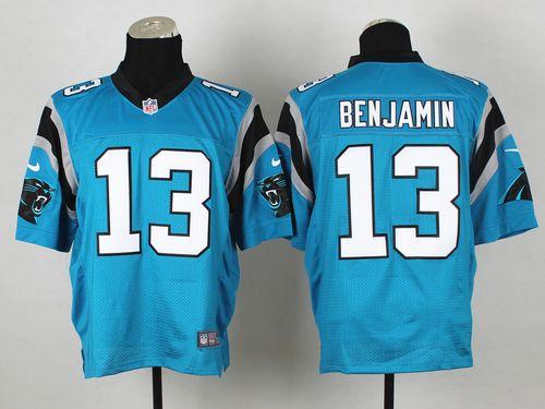 Kelvin Benjamin Carolina Panthers blue Elite jersey