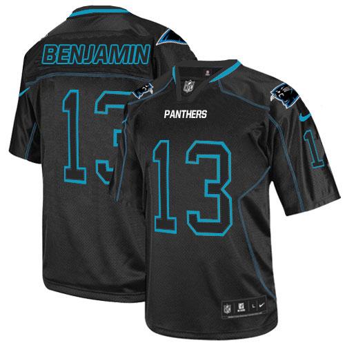 Kelvin Benjamin Carolina Panthers black Elite jersey