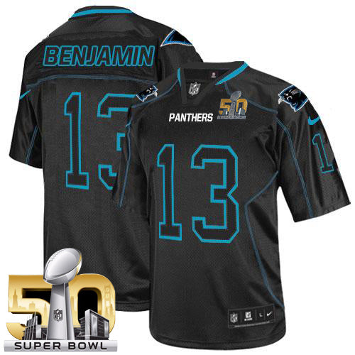 Kelvin Benjamin Carolina Panthers black Elite jersey