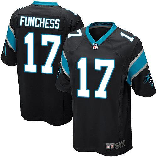 Devin Funchess Carolina Panthers black Elite jersey