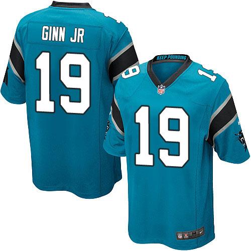 Ted Ginn Jr Carolina Panthers blue Elite jersey