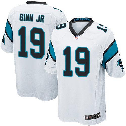 Ted Ginn Jr Carolina Panthers white Elite jersey