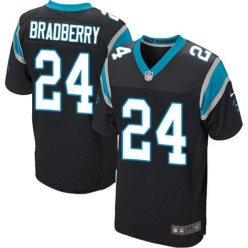 James Bradberry Carolina Panthers black Elite jersey