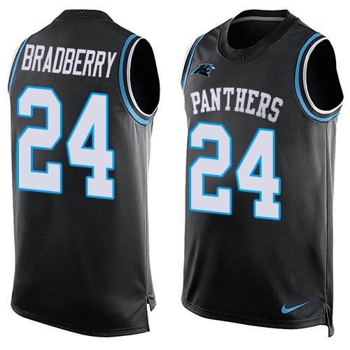 James Bradberry Carolina Panthers black jersey