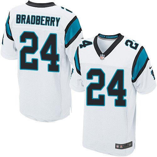 James Bradberry Carolina Panthers white Elite jersey
