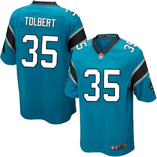 Mike Tolbert Carolina Panthers blue Elite jersey
