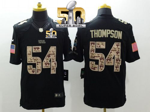 Shaq Thompson Carolina Panthers black Salute To Service jersey