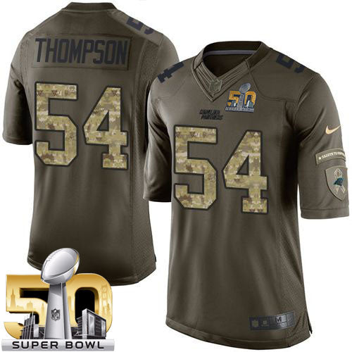 Shaq Thompson Carolina Panthers green Salute To Service jersey