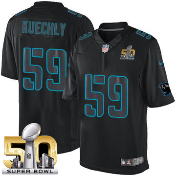 Luke Kuechly Carolina Panthers black jersey