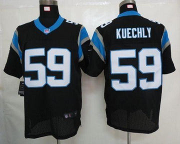 Luke Kuechly Carolina Panthers black Elite jersey
