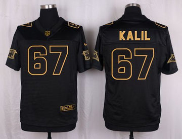 Ryan Kalil Carolina Panthers black Gold Collection jersey