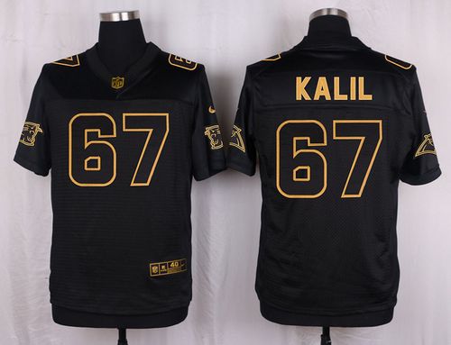 Ryan Kalil Carolina Panthers black Gold Collection jersey