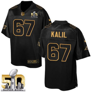Ryan Kalil Carolina Panthers black Gold Collection jersey