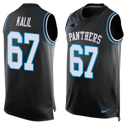 Ryan Kalil Carolina Panthers black jersey