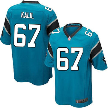 Ryan Kalil Carolina Panthers blue Elite jersey
