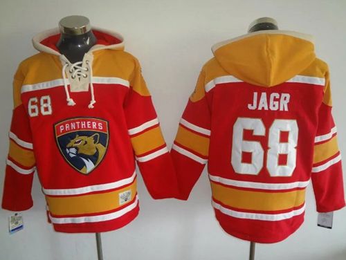 Jaromir Jagr Florida Panthers red-gold jersey