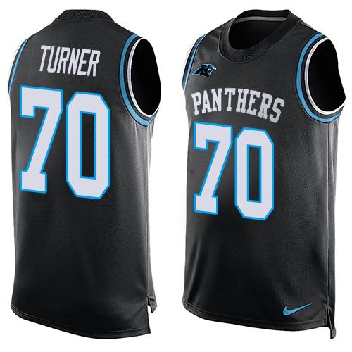 Trai Turner Carolina Panthers black jersey