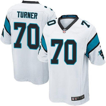 Trai Turner Carolina Panthers white Elite jersey
