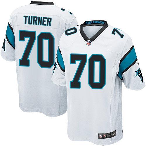 Trai Turner Carolina Panthers white Elite jersey