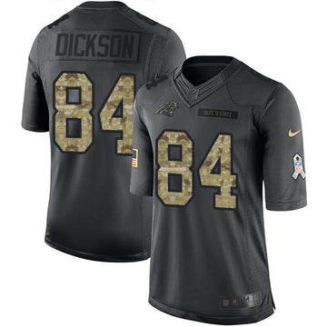 Ed Dickson Carolina Panthers black Salute To Service jersey