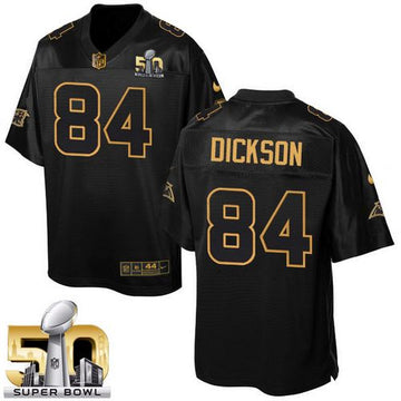 Ed Dickson Carolina Panthers black Gold Collection jersey