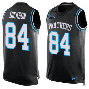 Ed Dickson Carolina Panthers black jersey