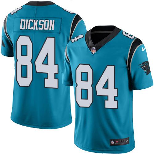 Ed Dickson Carolina Panthers blue jersey