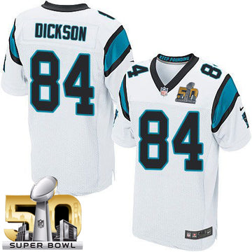 Ed Dickson Carolina Panthers white Elite jersey