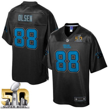 Greg Olsen Carolina Panthers black Pro Line jersey