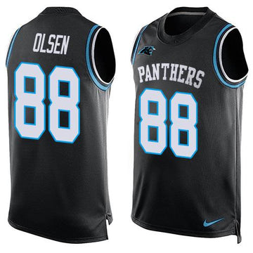 Greg Olsen Carolina Panthers black jersey