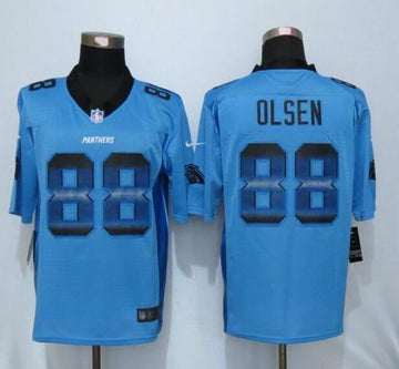 Greg Olsen Carolina Panthers blue Alternate jersey